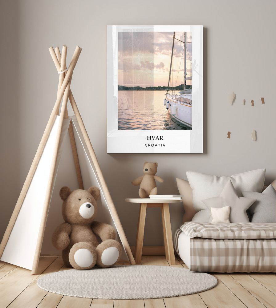 Hvar Croatia travel poster - Image 2